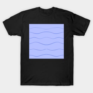 Pastel Purple Waves T-Shirt